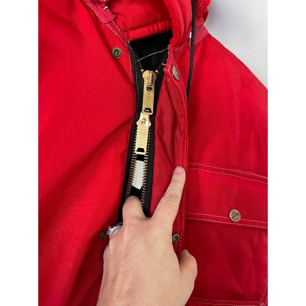 Vintage RefrigiWear Garment Red Insulated Overall/Suit - Picture 11 of 14